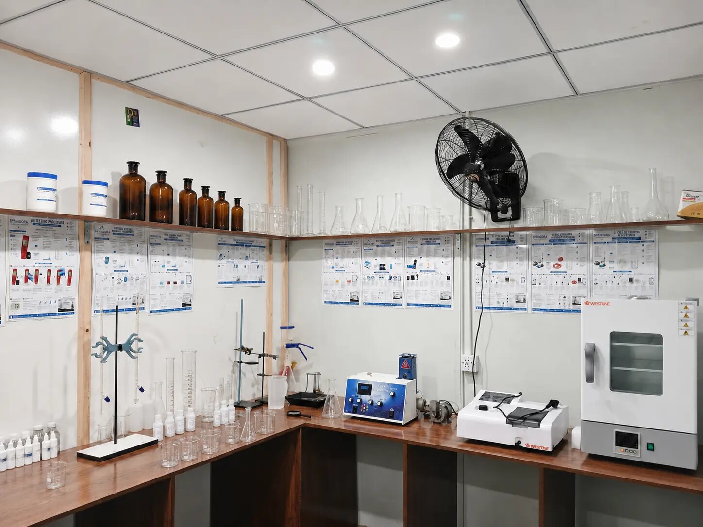 Springora in-house quality control laboratory