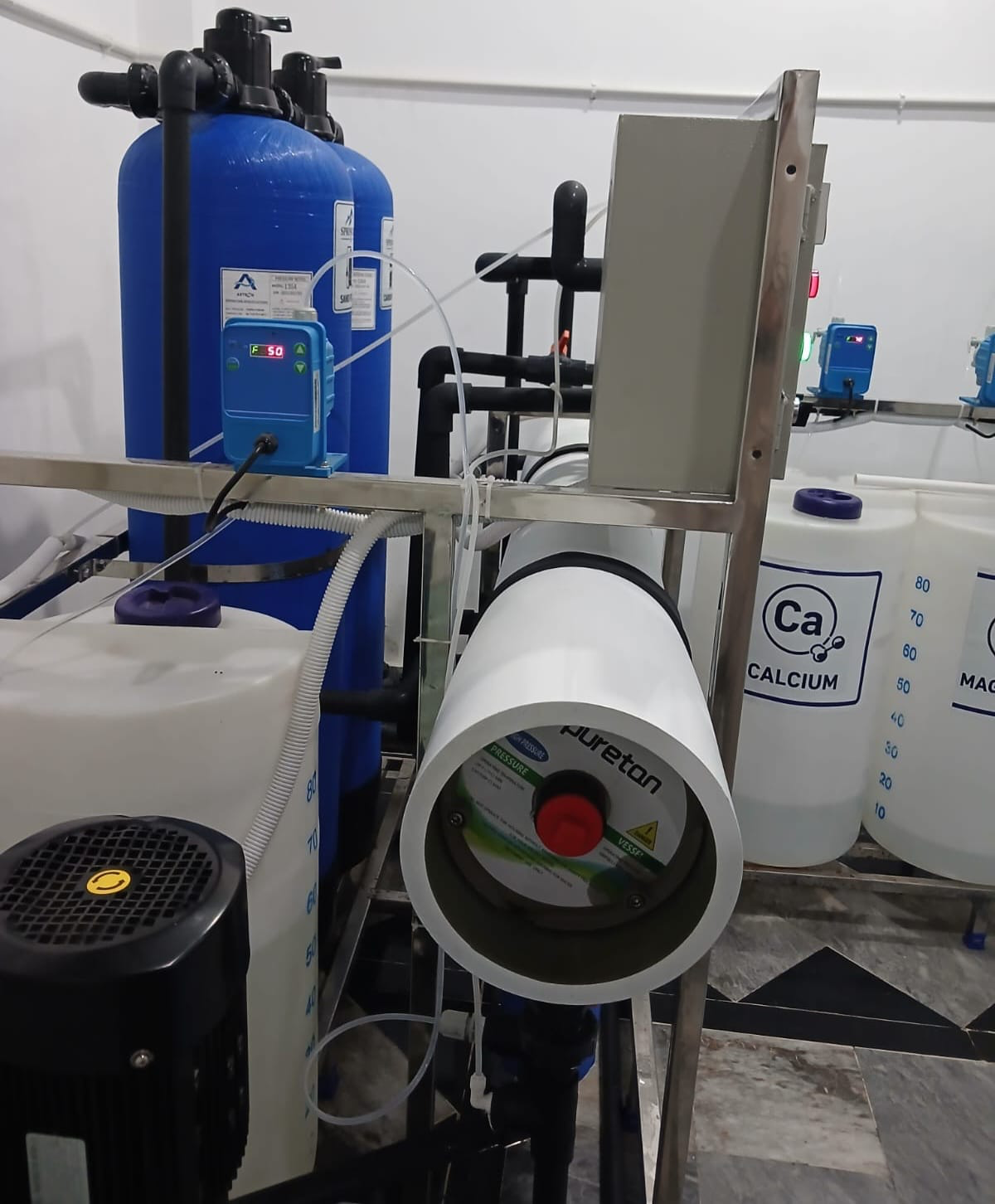 Springora RO membrane vessel and treatment detail
