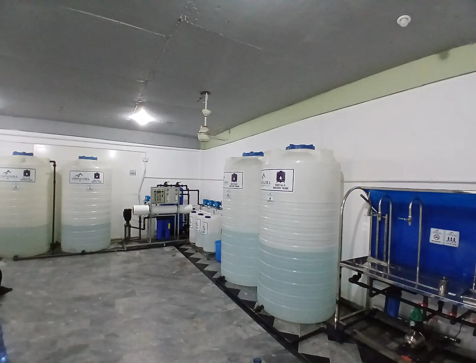 Springora water treatment and RO plant in Islamabad